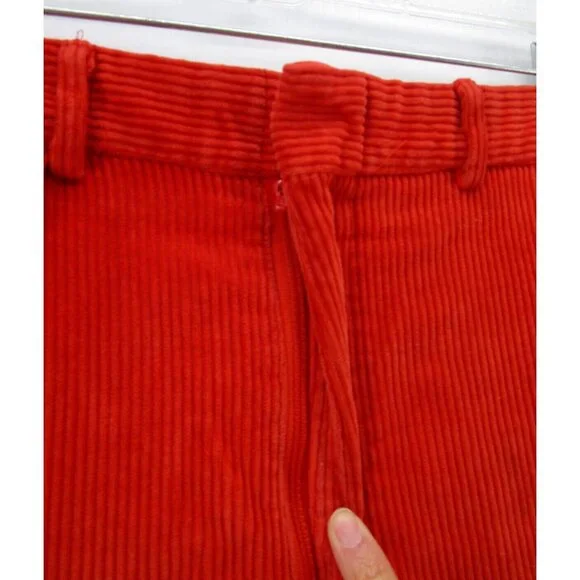 VINTAGE Bloomingdales Pants 32X28 Corduroy Baggy Preppy Cotton 90s * - Picture 2 of 10